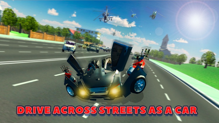 Car Robot: Transformers vs Cops Racing 3D by Tayga Games OOO