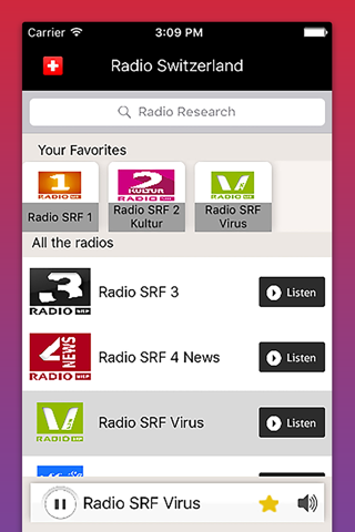 Radio Switzerland - Radios CHE screenshot 3