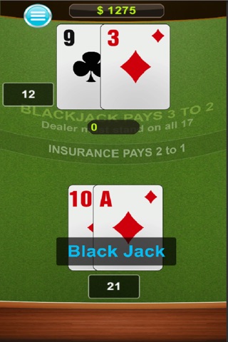 BlackJack (21) Free screenshot 3