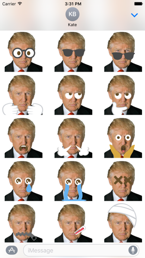 Donald Trump Emoji Sticker Pack(圖2)-速報App