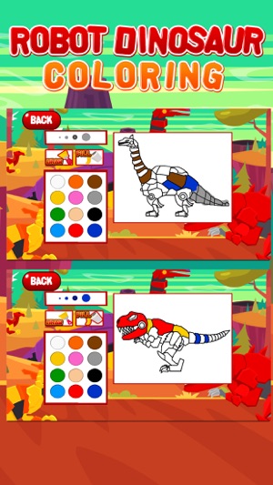 Robot Dinosaur Coloring(圖3)-速報App