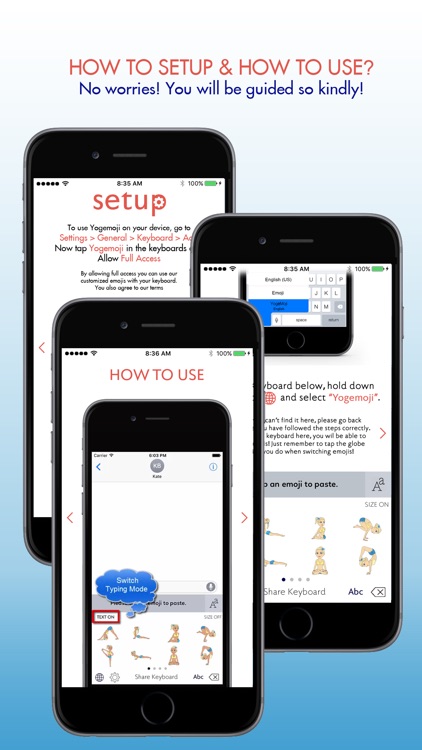 Yogemoji - The Yoga Emoji Keyboard