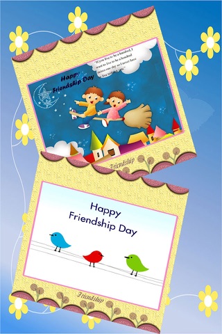 Friendship Day Card Wishes - Photo Frame editor screenshot 2