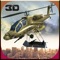 Take off in military helicopter and fly over enemy territory to rescue your troops