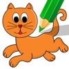 Drawing Cartoon Little Cat Games Coloring