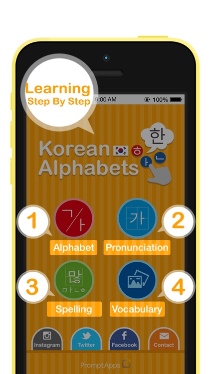 korean alphabets free by promptapps technology co ltd