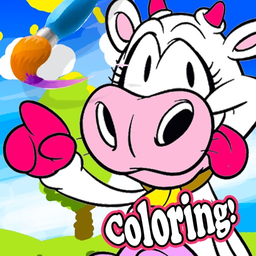 farm animals for baby free coloring iOS App