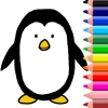 Penguin Coloring Animals for Learning Edition