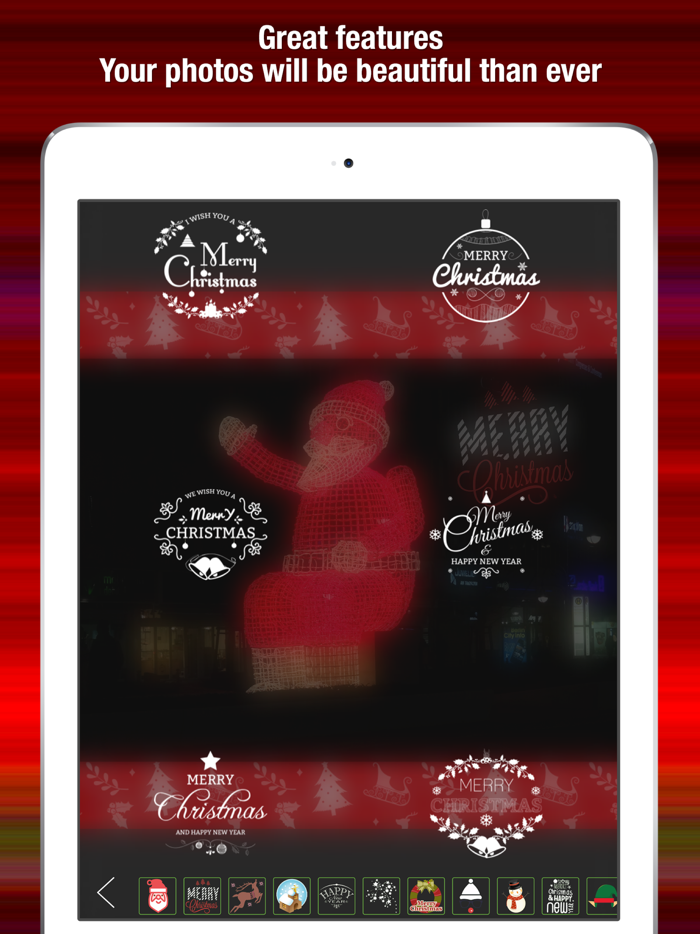 Bordermas – Christmas And New Year Photo Editing