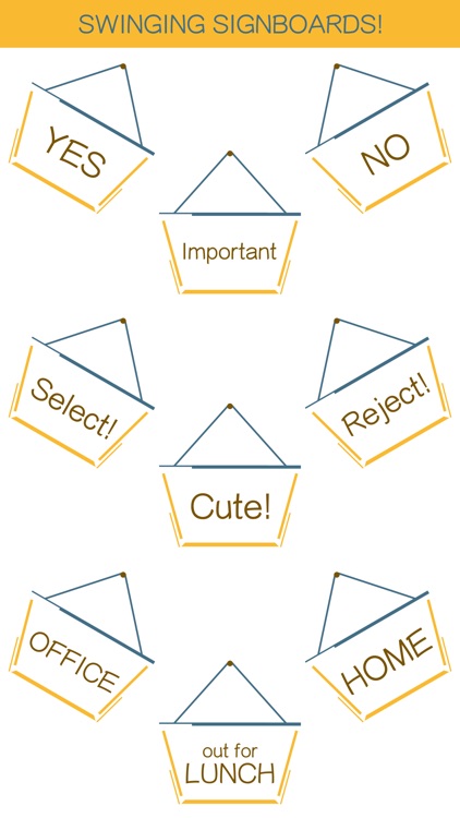Hang a Sign! II (Dull Blue/Yellow) screenshot-0