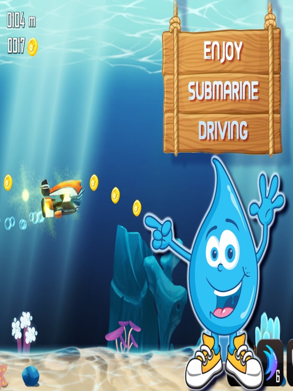 Submarine running game - the underwater adventureのおすすめ画像1