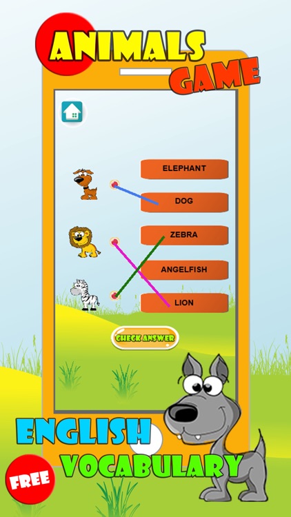 Animals Word Matching Games For Kids screenshot-4
