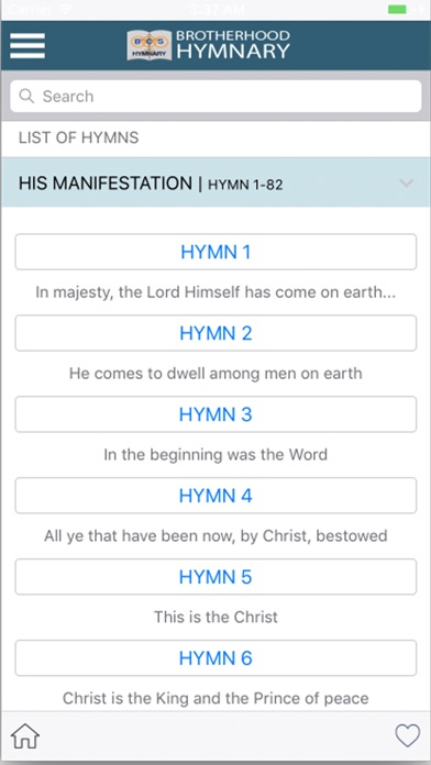 BCS Hymnary screenshot 2