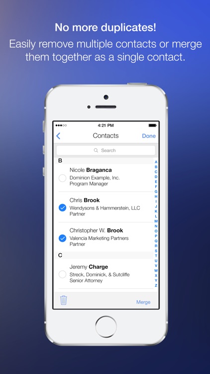 Cleanup Duplicate Contacts – Address Book Cleaner screenshot-3