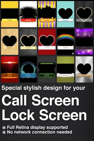 Lock Screen + Call Screen Maker Pro * Awesome unlimited combinations of creative wallpapers and contact photos screenshot 4