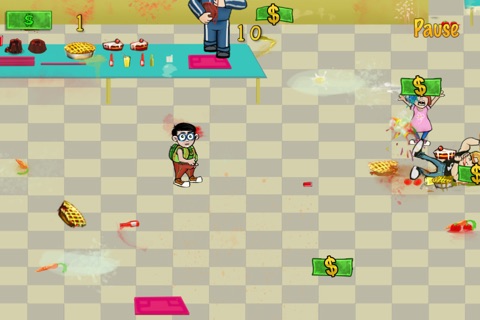 High School Food Fight - A Fun Fruit, Cake, and Candy Shooter screenshot 4