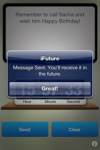 iFuture - Send yourself messages in the future screenshot 3