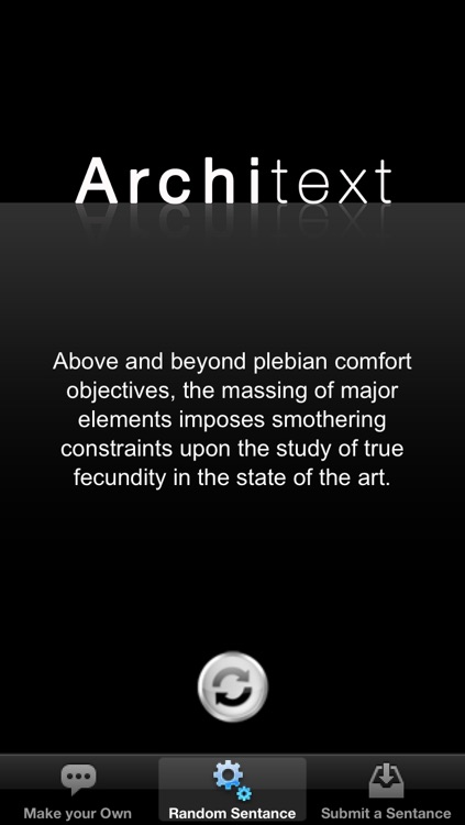 ArchiText - sentence generator