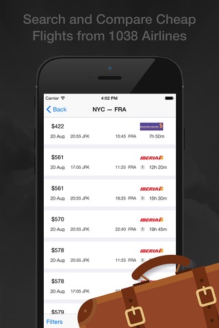 Cheapest Flights Search Airline Tickets screenshot 2