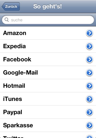 Passwort-Wechsel-App screenshot 2