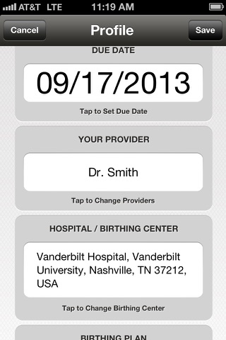 BabyTime Contraction Timer screenshot 4