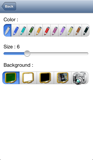 iPhoneとiPodのための黒板 - 、書き描き、メモを取る - 色のチョーク - 壁紙緑、白、黒またはフォトのおすすめ画像3