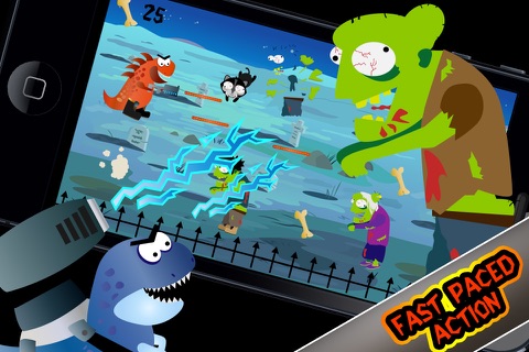 Dinos vs. Zombies Free screenshot 3
