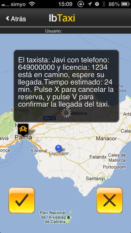 ibtaxi-Llamar taxi gratis Baleares