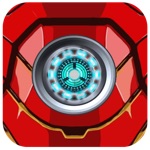 Super Hero Camera PRO  Sticker Hair Armor Suit and Helm for Heroes