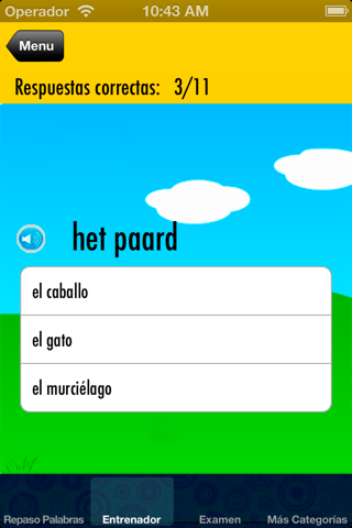 Spaans Leren voor Kinderen: Kinder Trainer voor uitspraak en woordenschat - Gratis screenshot 4