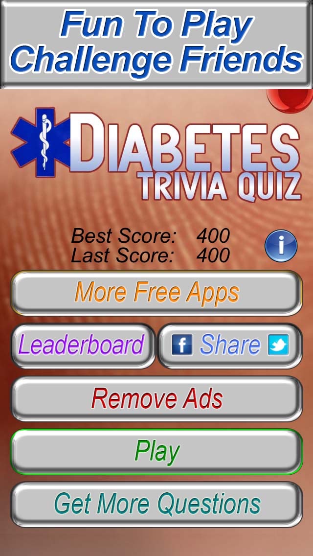 Diabetes Trivia Quiz The Fun Medical Game For Healthy Diabetics Free Download App For Iphone Steprimo Com