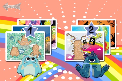 Free Monsters Cartoon Jigsaw Puzzle for toddlers screenshot 3