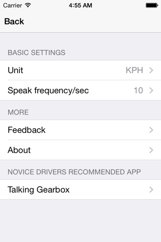 Talking Speedometer -Voice prompts speed screenshot 2