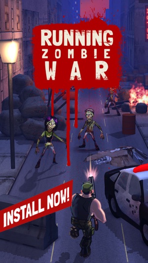 Running Zombie War: Killing Dead - by Fun Games For Free(圖5)-速報App