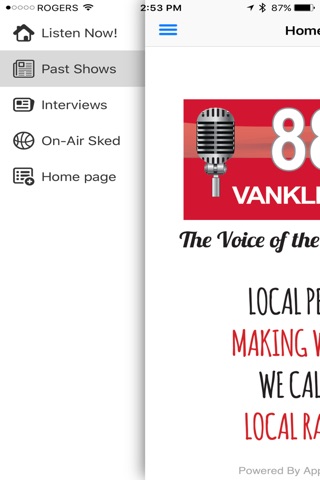 88.7 VankleekFM screenshot 2