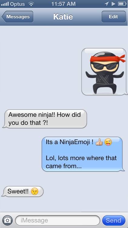 NinjaEmoji Pro: Send Ninja Themed Emoticons for Text + Messages