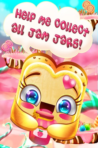 Happy Toast Jumper : Games for the girly girl screenshot 4