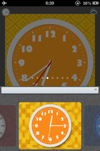 Analog Quartz Clock+Weather screenshot 3