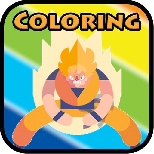 Preschook Paint Coloring Game for Goku Edition Icon