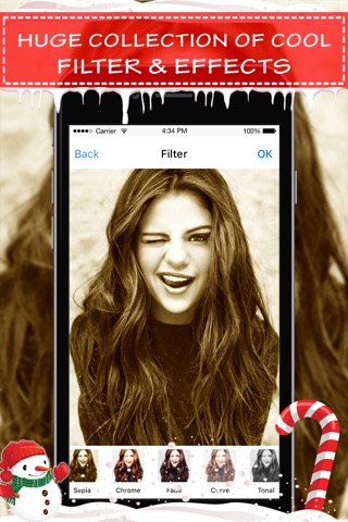 Xmas Photo Sticker Booth - Make your own Christmas Meme Cards for Instagram screenshot 2