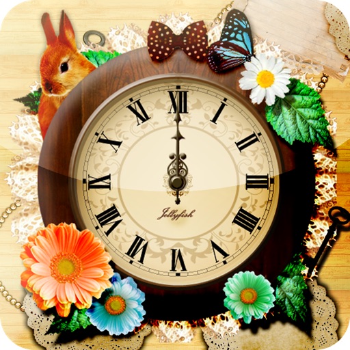 Natural Girly Clock