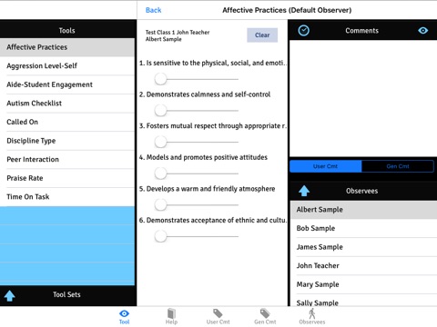 ClassGather Special Education Edition for iPad screenshot 4