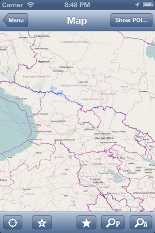 Georgia Offline Map - PLACE STARS screenshot 2