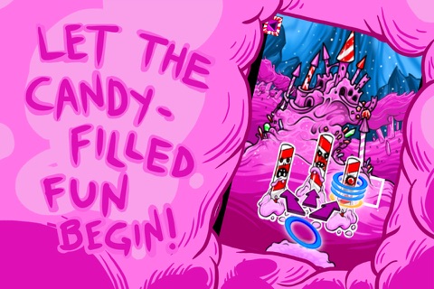 A Ring Toss Attack on Candy Cane Monsters - Fun Edition screenshot 2