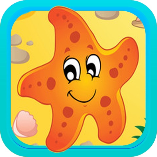Starfish Popper Puzzle - Addictive Chain Reaction Free Game icon