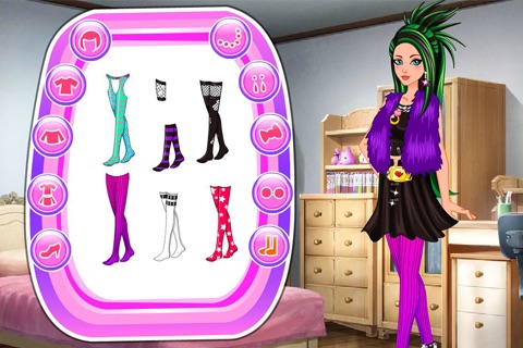 Girl Go Punk, Dress Up Game screenshot 3