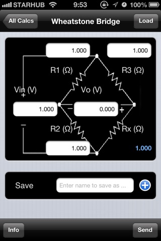 Electrical Engineering Calc screenshot 2