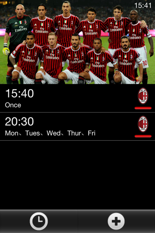 AC Milan Clock screenshot 4