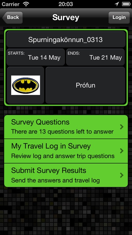 Saga Traffic; Trip tracker and travel surveys screenshot-3