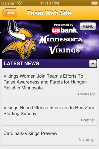 Vikings Fan Static screenshot 4